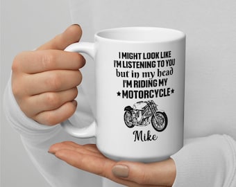 Aangepaste naam motormok: motorcadeau