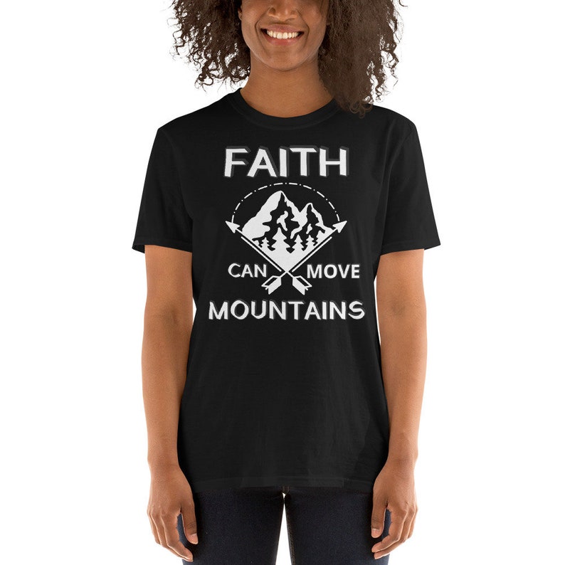 Motivational Christian Shirts Faith Can Move Mountains Shirt - Etsy