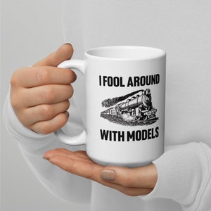 Model Train Coffee Mug: Train Collector Gift