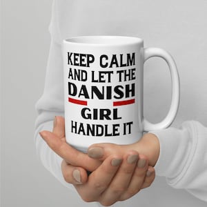 Danish Girl Coffee Mug: Unique Tea Cup Gift