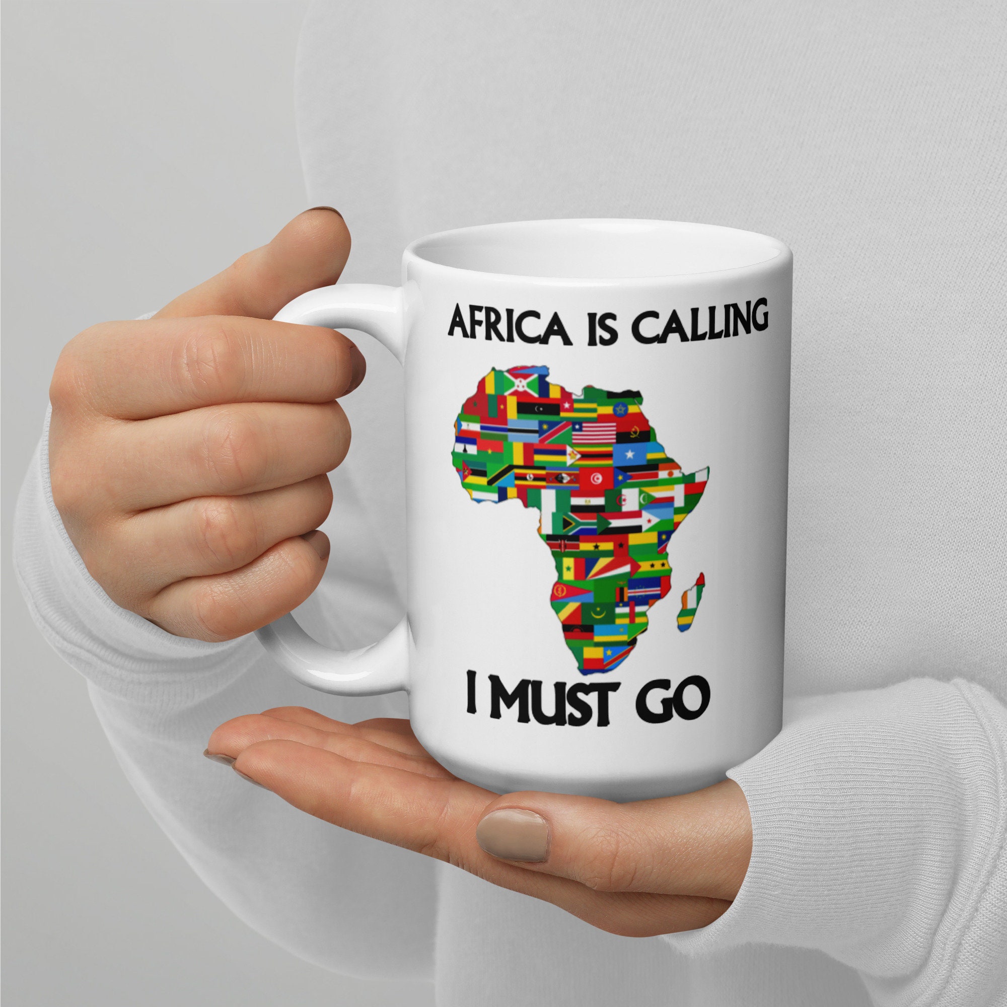 Africa Mug, Africa Gift, Africa Vacation Mug, Africa Lover Mug, Africa Lover Gift, Africa Travel