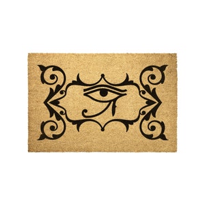 Eye of Horus Coir Doormat, Healing And Protection Door Mat