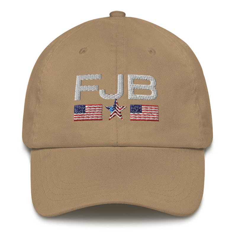 FJB Dad Hat FJB Hat Anti Biden USA Flag F Biden Embroidered image 8