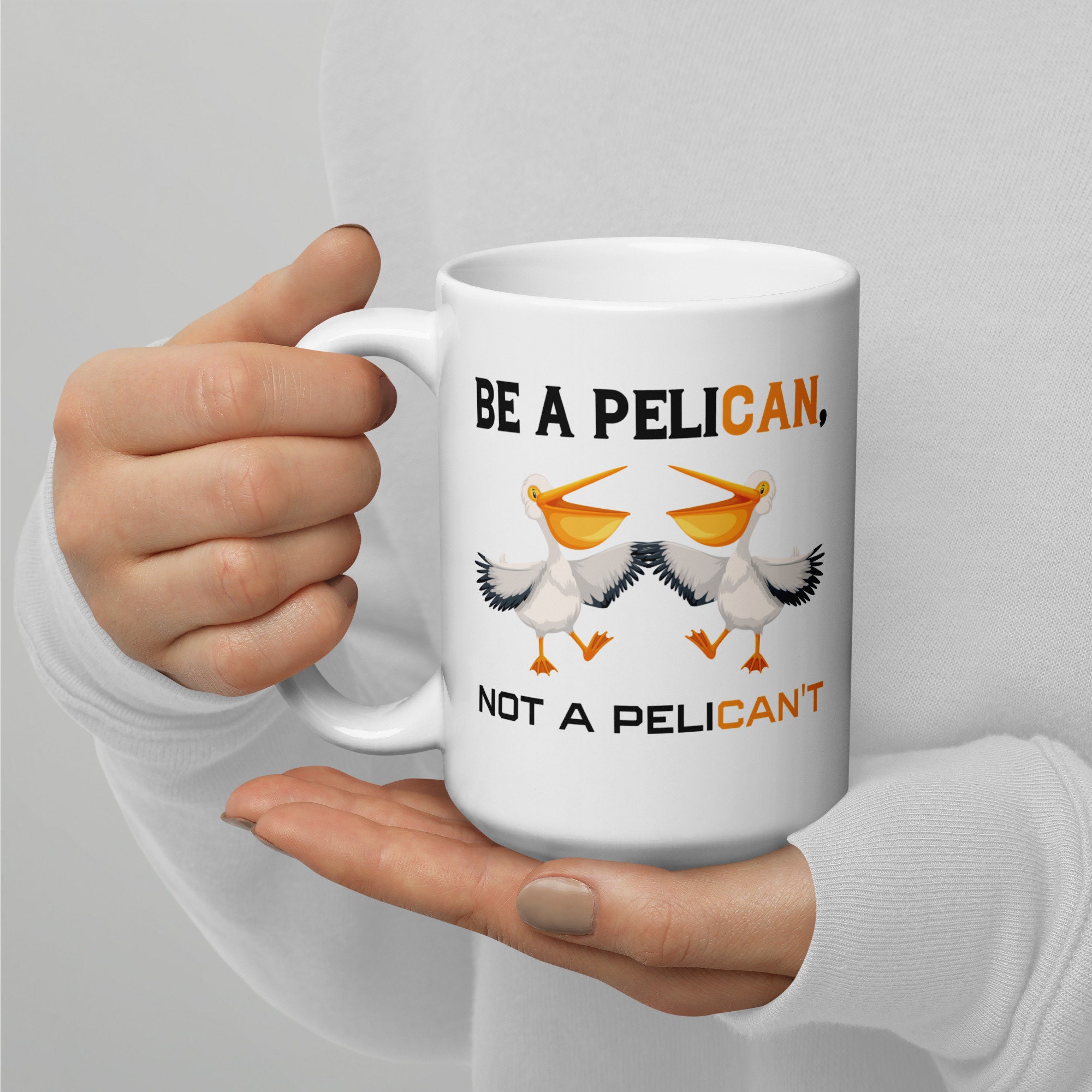 Funny Pelican Coffee Mug: Adorable Bird Lover Gift
