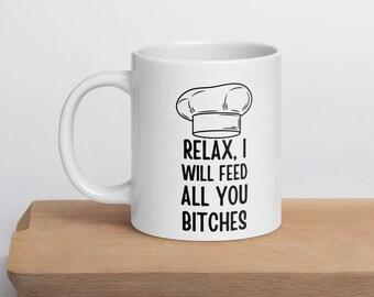 Funny Chef Mug: Sarcastic Cook Gift