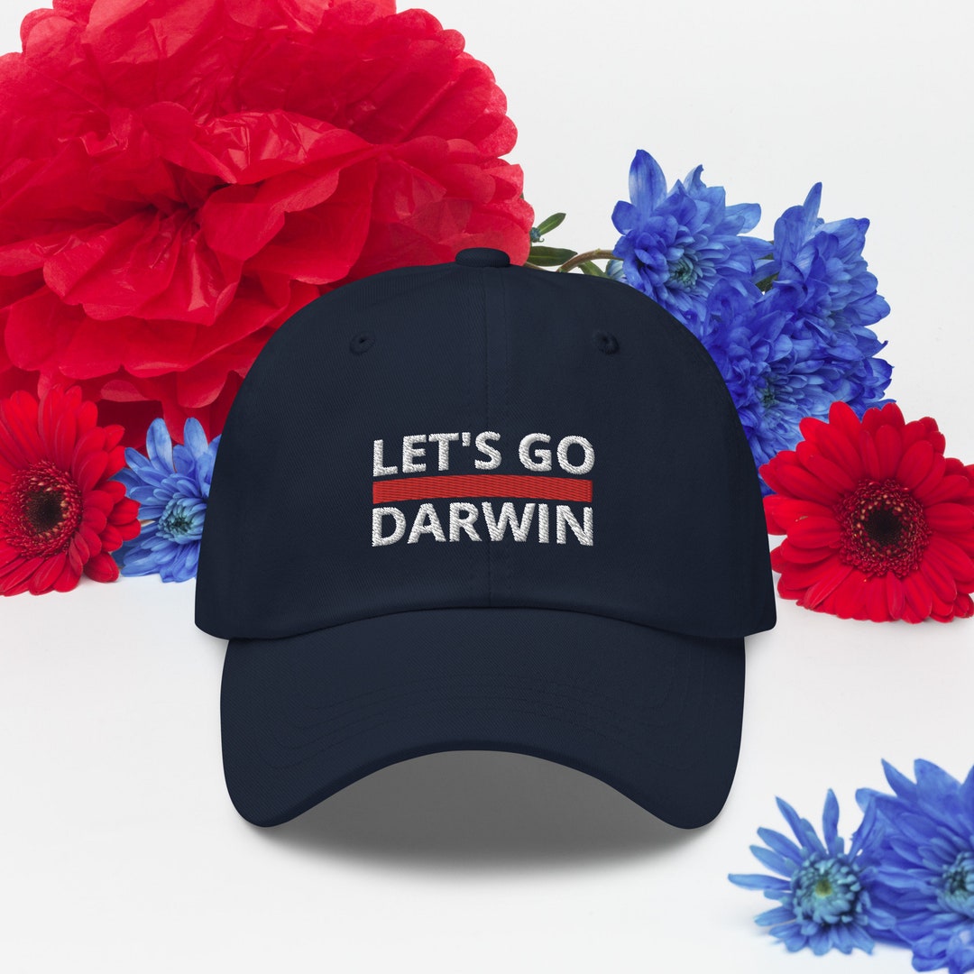 Lets Go Darwin Hat Let's Go Darwin Trucker Hat Fully Etsy