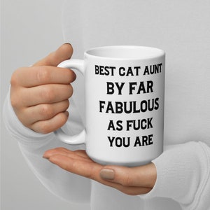 Beste Katzen-Tante Kaffee-Teetasse, Katzen-Tante Geschenk