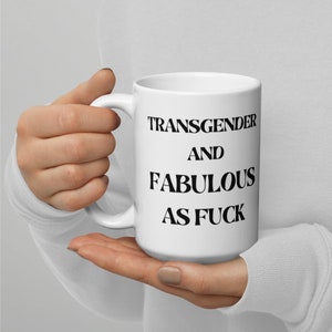 Transgender Pride Coffee Mug: LGBTQ Gift