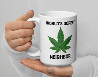 Taza de café "El vecino más genial del mundo": Regalo