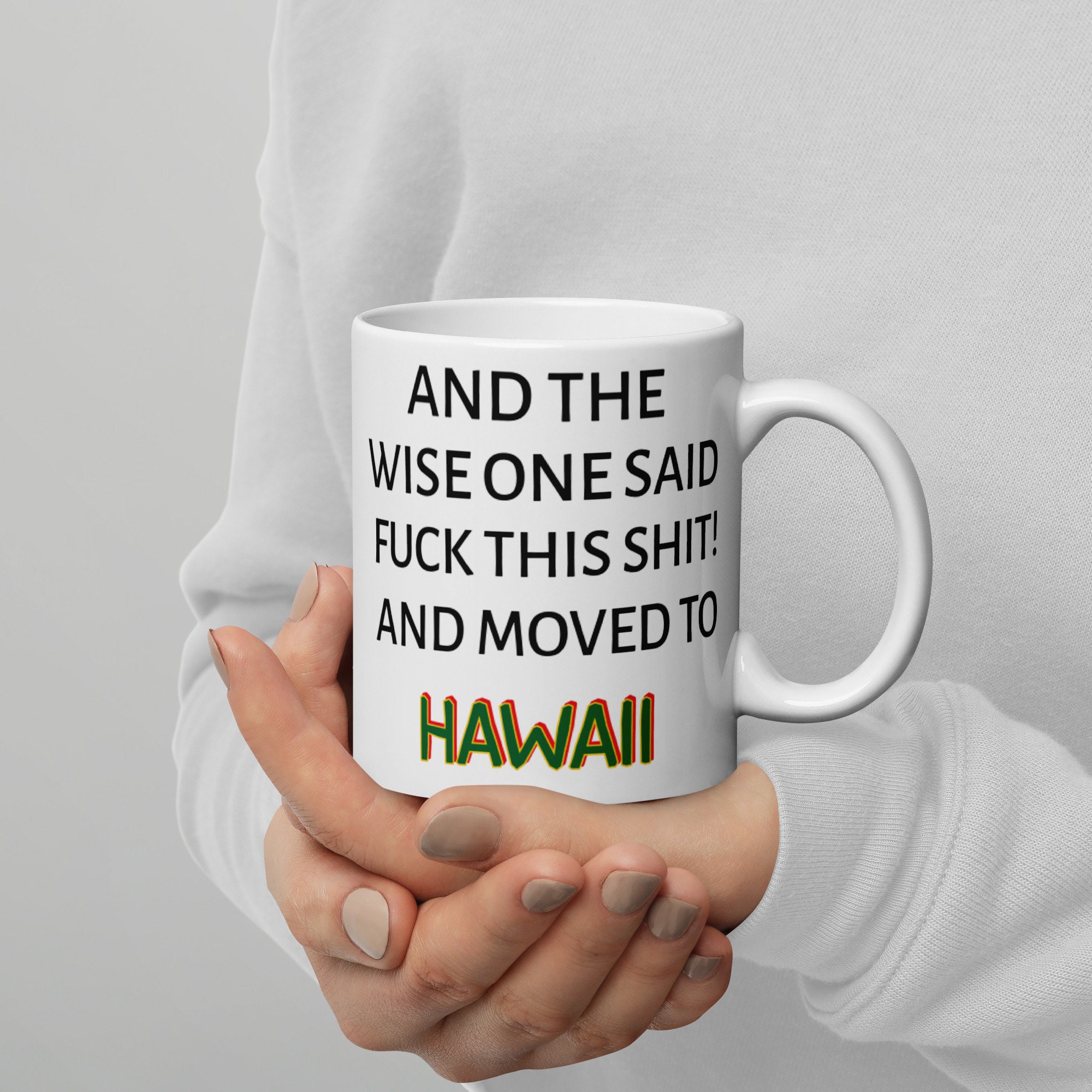 Funny Hawaii Moving Mug: Relocation Gift - Etsy