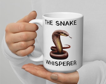 Schlangenflüsterer Tasse: Geschenk für Reptilien Liebhaber