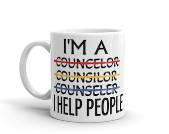 Funny Counselor Mug: Appreciation Gift, Counselor Office Decor