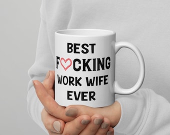Lustige Arbeit Frau Tasse, Mitarbeiter Geschenk