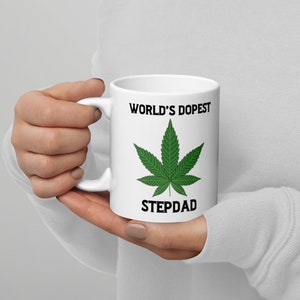 Stepdad Christmas Birthday Mug Gift, Funny Gift World's Dopest Stepdad