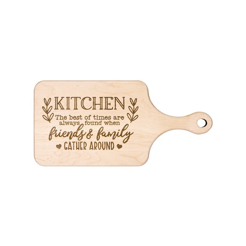 Engraved Maple Wood Cutting Board