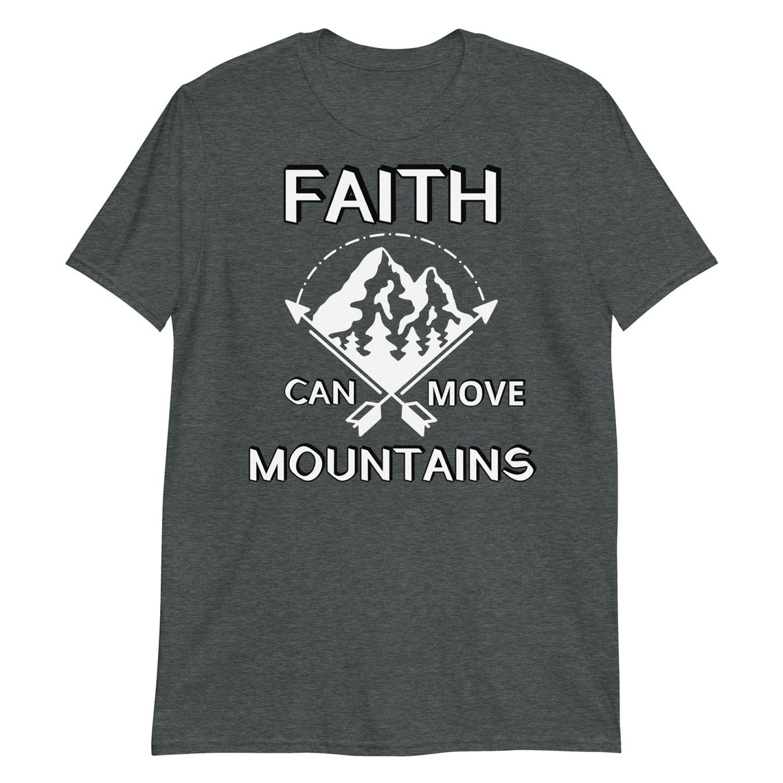 Motivational Christian Shirts Faith Can Move Mountains Shirt - Etsy