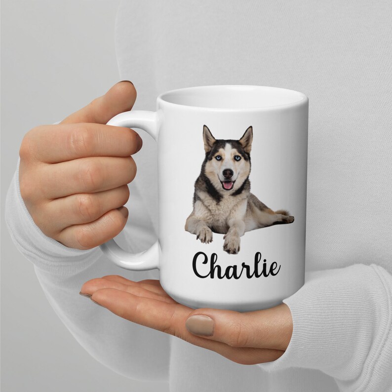Husky Gifts, Personalized Husky Coffee Mug, Husky Dad Mug, Husky Lover Mug
