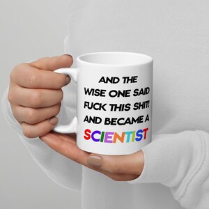 Regalo per tazza da caffè in ceramica per scienziati, tazza per scienziati da 11 once e 15 once, regalo per tazza di laurea per studenti di scienze