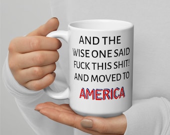Funny New US Citizen Mug: American Naturalization Gift