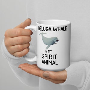 Beluga Whale Kaffeebecher: Geschenk für Tierliebhaber