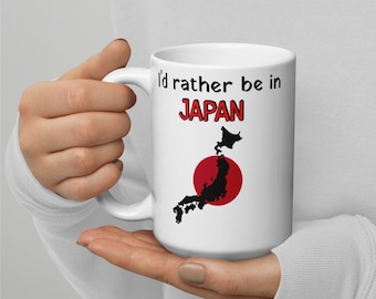 Japan Map Coffee Mug: Japanese Art Gift