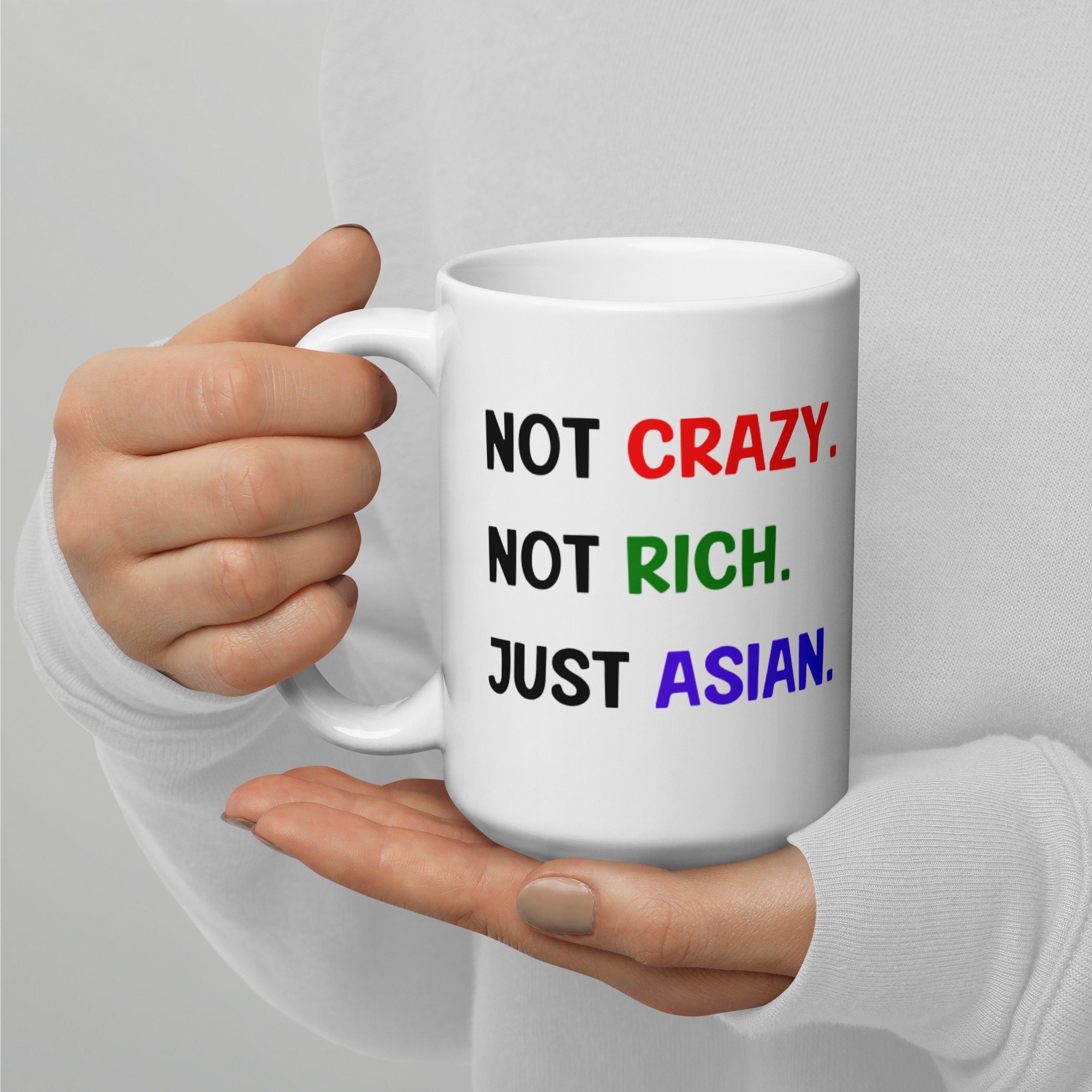 Asian Gifts for Women, Asian Gifts, Asian Mom, Asian 11 oz Ceramic Coffee  Mug