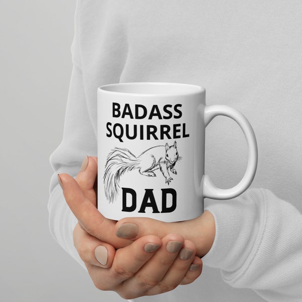Squirrel Gifts, Funny Squirrel Gifts, Squirrel Dad Mug