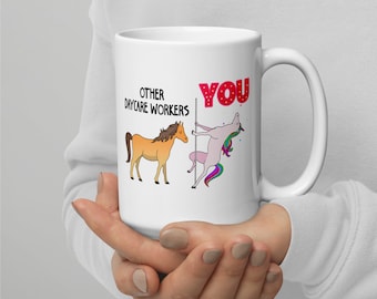 Funny Daycare Teacher Mug: Tiny Human Tamer Gift