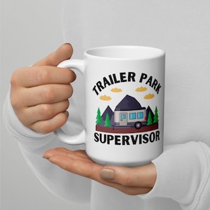 Anhänger Park Superguard Kaffeebecher - Mobile Home Geschenk