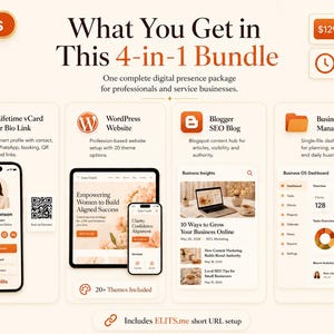 Pacchetto Presenza Digitale: vCard, sito web WordPress, blog SEO, sistema operativo aziendale immagine 2