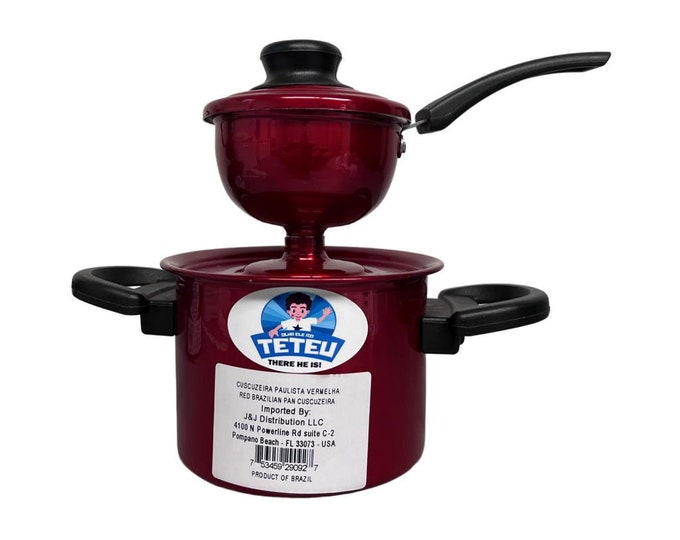 Teteucuscuzeira Nordestino Peitinho Brazilian Couscous Pot Steamer Pot