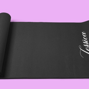 Personalized Yoga Mat, Yoga Mat, Custom Yoga Mat, Printed Yoga Mat, Personalized Exercise Mat, Gift For Her, Gift Idea, Fitness Mat