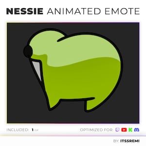 Emote animado de Nessie rebolando do Apex Legends | Emote do Twitch, adesivo do Discord, GIF de sobreposição de transmissão