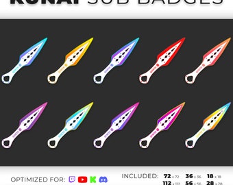 Apex Legends Kunai Sub Badges for Twitch
