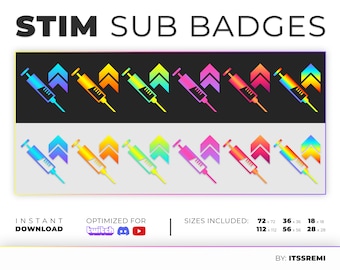 Apex Legends Stim Sub Badges for Twitch