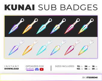 Apex Legends Kunai Sub Badges for Twitch