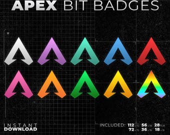 Apex Legends Logo Bit Badges for Twitch