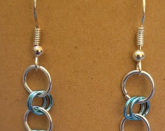 Simple Chain Mail Earrings