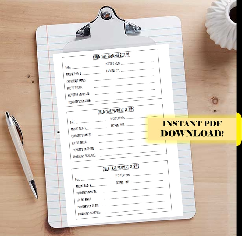 Daycare Child Care Nursery Payment Receipt Digital Download PDF Etsy daycare-child-care-nursery-payment-receipt-digital-download-pdf-etsy
