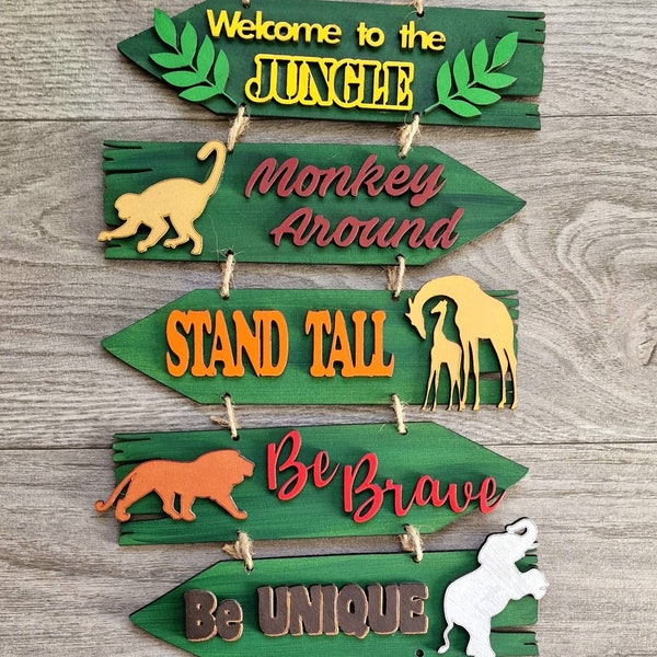 Jungle Wall Hanging Etsy UK