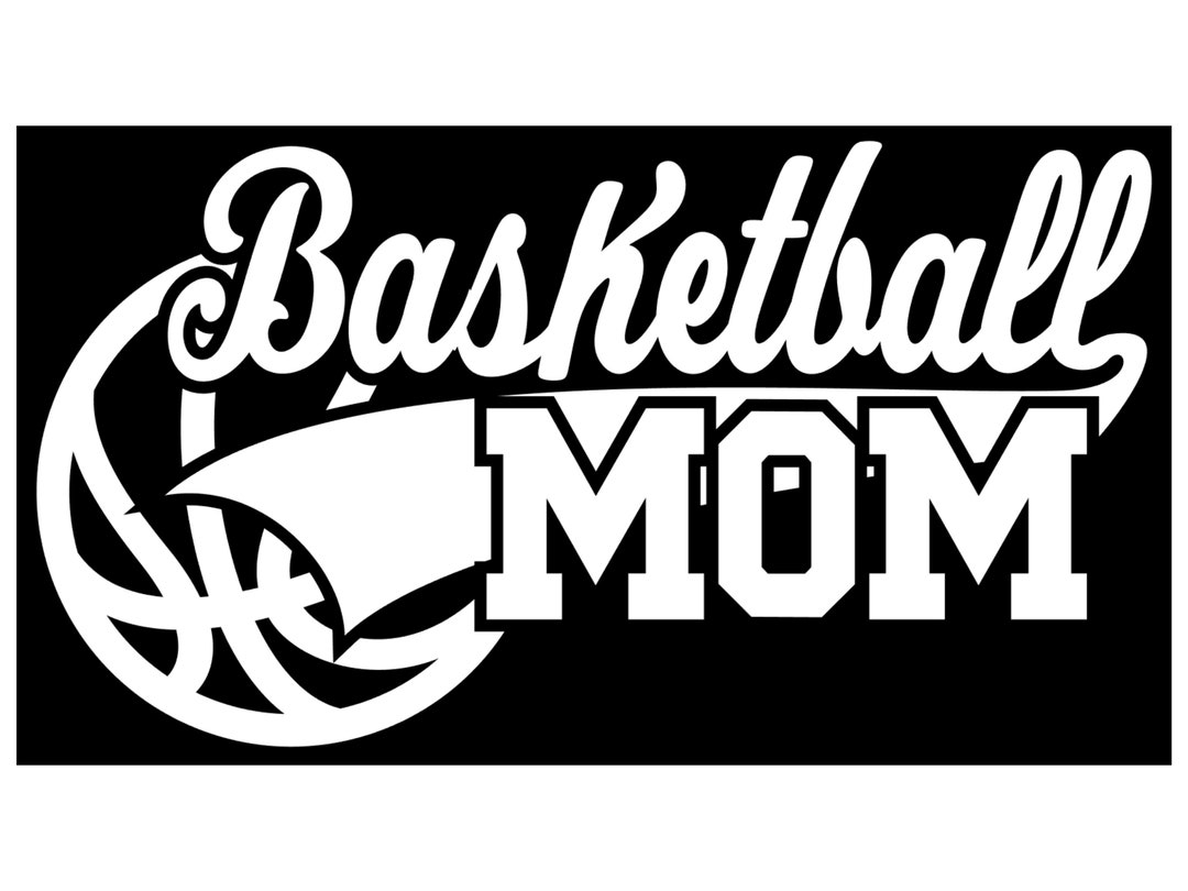 Basketball Mom Car Decal Sport Mom Car Decal Basketball Mom Etsy
