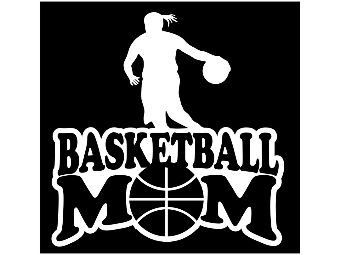 Basketball Mom Car Decal Sport Mom Car Decal Basketball Mom Etsy