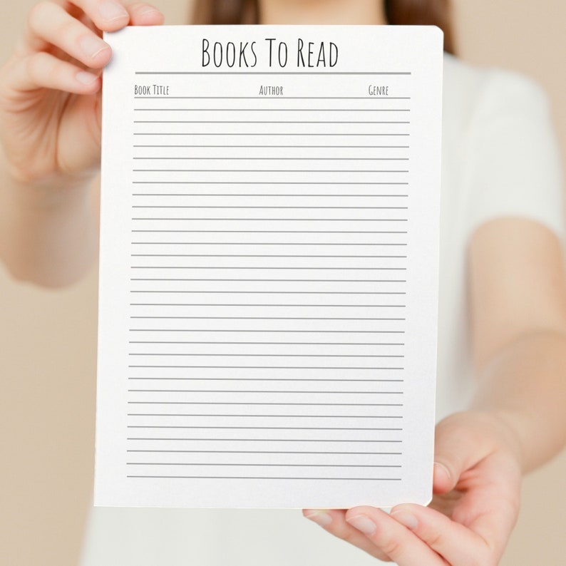 Book Review and Book List Goodnotes Template, Instant Download PDF File Book Review and Book List Goodnotes Template, Instant Download PDF File