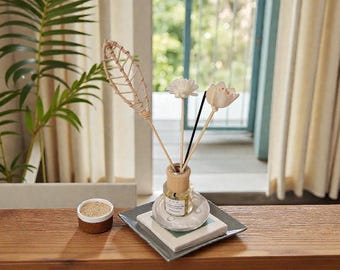 Australian Bush Reed Diffuser, Eucalyptus Mint Home Fragrance, Free Hanging Diffuser