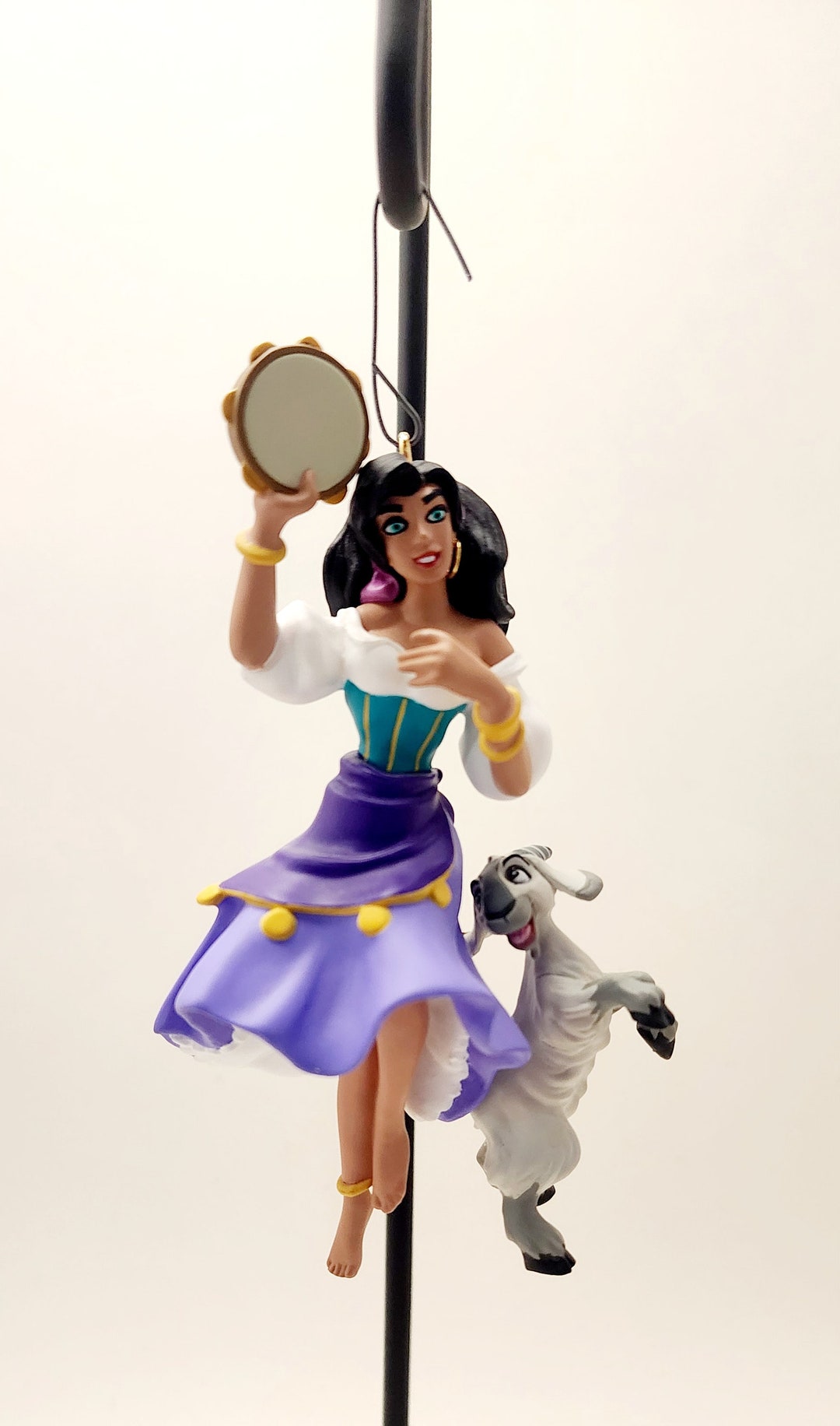 1996 Hallmark Keepsake Christmas Ornament Esmeralda and Djali Etsy