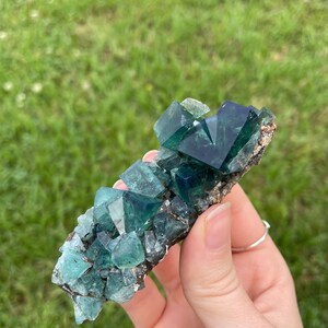 Color-Changing Green-Blue English Fluorite from the Cousin Jack Pocket at Rogerley Mine