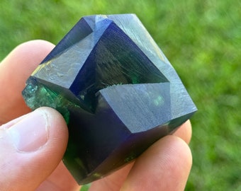Color-Changing Green-Blue English Fluorite from the Cousin Jack Pocket at Rogerley Mine