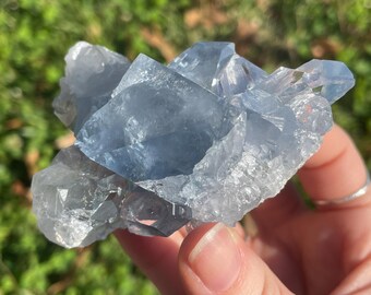 Celestite (Celestine) Crystal Cluster from Madagascar