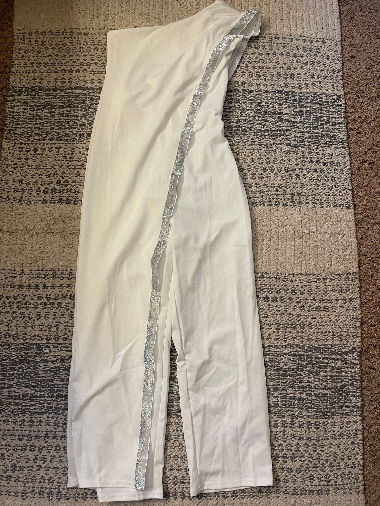 White Velour Onsie/Romper main image 0