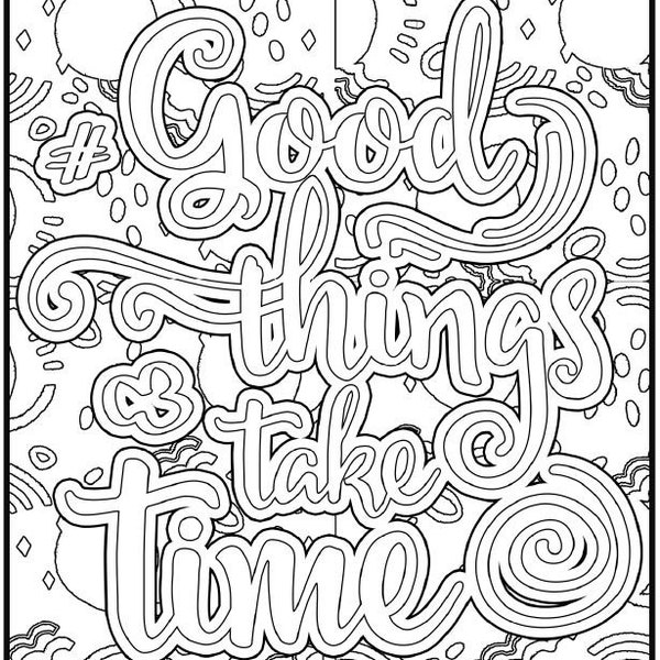 50 Adult Inspirational, Motivational, Encouraging, Christian Quote Coloring Pages Printable